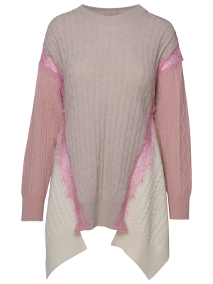 Stella Mccartney Asymmetric Cable Knit Jumper