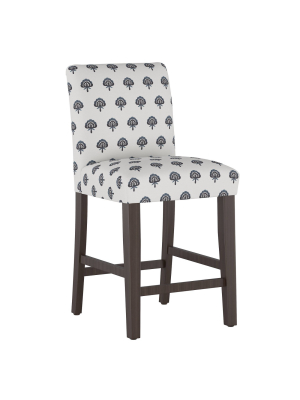 Counter Height Barstool Clara Block Navy - Threshold™