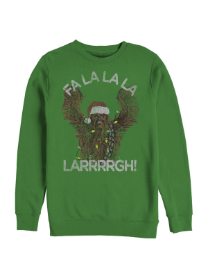 Men's Star Wars Christmas Chewie Fa La La Sweatshirt