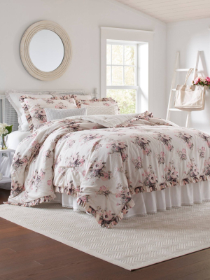 Viola Comforter Sham Set Beige - Laura Ashley