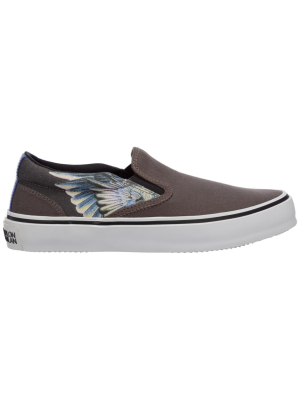 Marcelo Burlon County Of Milan Wing Printed Slip-on Sneakers