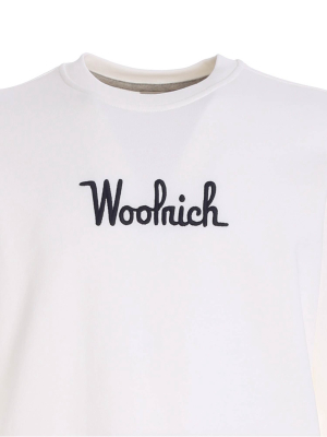 Woolrich Logo Embroidered Sweatshirt