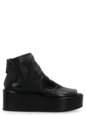 Marsèll Open Toe Platform Ankle Boots