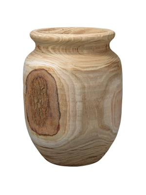 Jamie Young Co. Topanga Wooden Vase