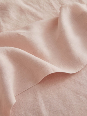 French Linen Sheet Set - Blush