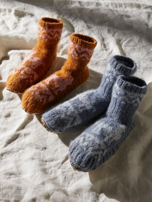 Berkley Llama Slipper Socks