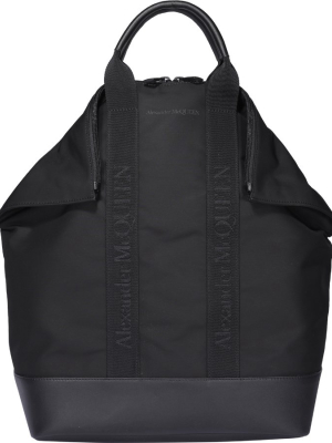 Alexander Mcqueen Logo Tape Backpack