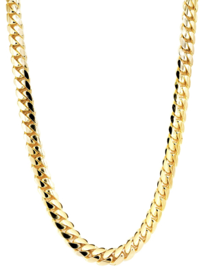 18k Solid Gold Cuban Chain (4.5 Mm)