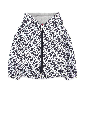 Moncler Enfant Monogram Hooded Jacket