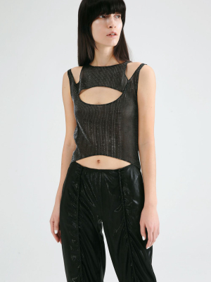 Sheer Cut-out Top
