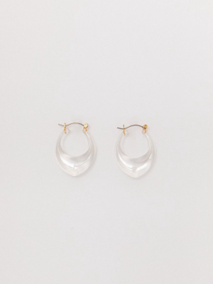 Acrylic Tear Earring