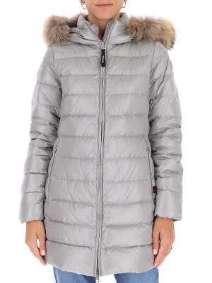 Woolrich Fur Trim Padded Jacket