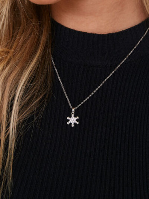 Snowflake Pendant Necklace