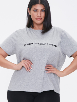 Plus Size Dream Graphic Tee