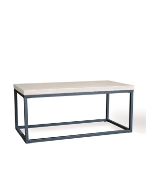 Slab Box Frame Outdoor Coffee Table - Rectangle