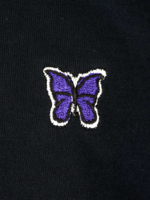 Needles Butterfly Embroidered Crewneck T-shirt