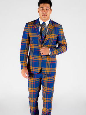 The Pipe Tobacco | Blue Plaid Blazer