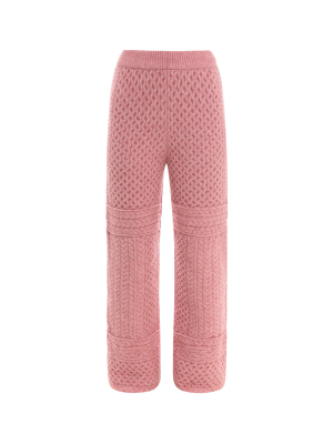 Nanushka Cable-knitted Pants