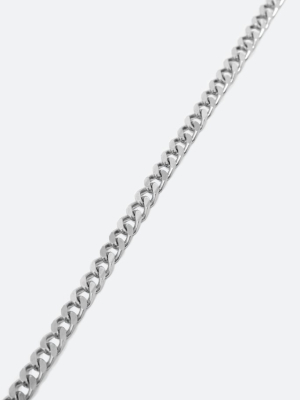 A4 Long Cuban Chain - Silver