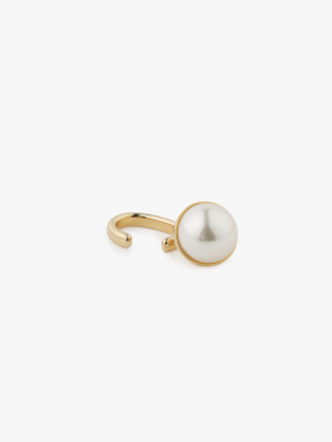 Pearl Lip Ring