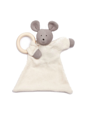 Nanchen Natur Organic Blanket Ring Teether · Mouse