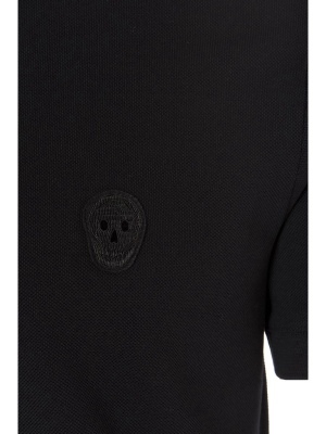 Alexander Mcqueen Skull Patch Polo Shirt