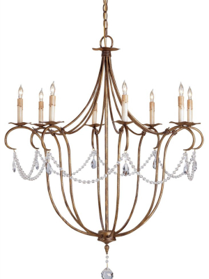 Large Crystal Light Chandelier