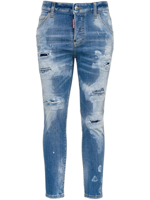 Dsquared2 Distressed Cropped Jeans