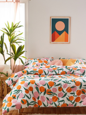 Peaches Comforter Set