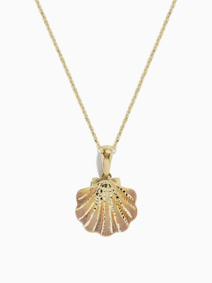 Effy Seaside 14k Yellow Gold Scallop Shell Pendant