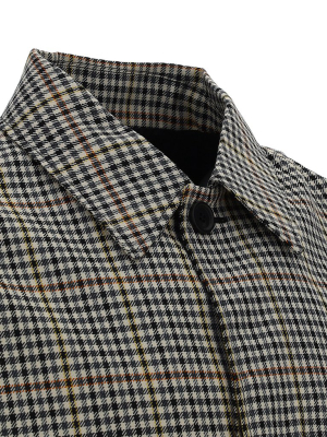 Prada Checked Coat