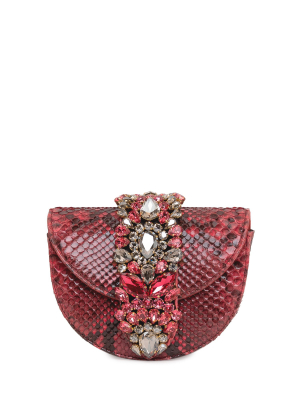 Gedebe Brigitte Crystal Embellished Clutch Bag