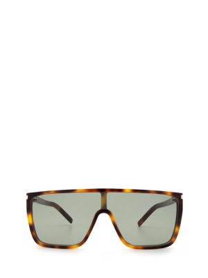 Saint Laurent Eyewear Mask Frame Sunglasses