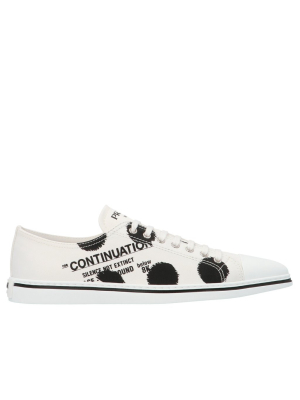 Prada Graphic Printed Lace-up Sneakers