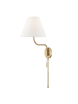 Patti 1 Light Wall Sconce With Plug