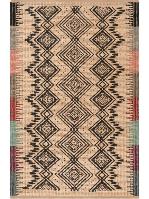 Cape Cod Natural/black Area Rug