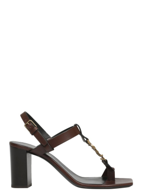 Saint Laurent Cassandra Monogram Sandals