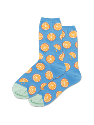 Women's Citrus Crew Socks