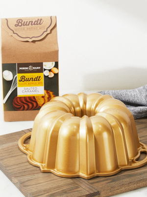 Nordic Ware ® 6-cup Anniversary Bundt ® Pan And Salted Caramel Quick Bread Mix