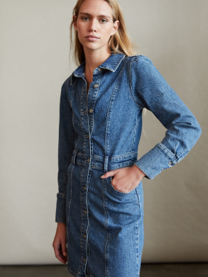 Boyish Minka Mini Denim Shirtdress