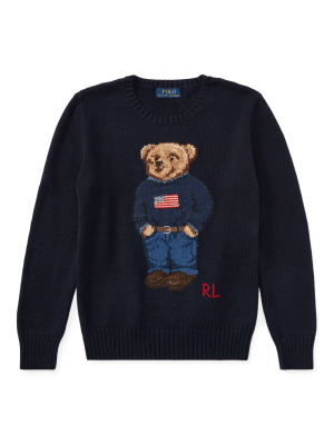 Polo Bear Cotton Sweater