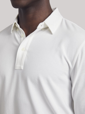 Movement™ Long-sleeve Polo - White