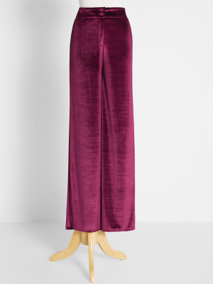 Viva La Velvet Wide-leg Pants