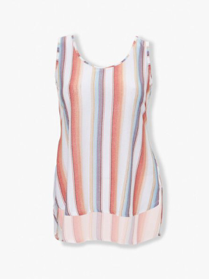 Plus Size Striped Tank Top