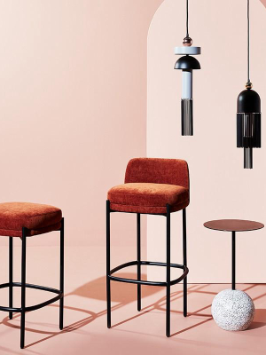 Nuevo Inna Counter Stool - Terra Cotta