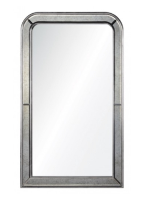 Phillipe Burnished Silver Leaf Mirror