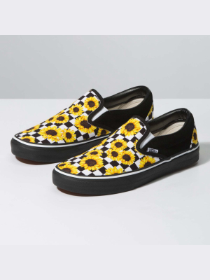 Customs Sunflowers Slip-on Wide