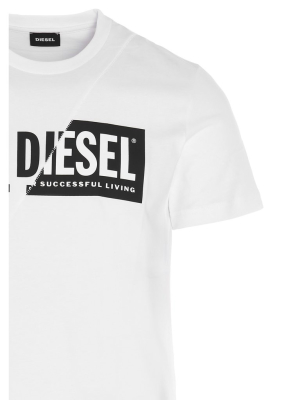 Diesel T-diego-cuty Logo Print T-shirt