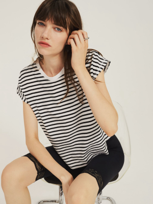 Seamed T-shirt