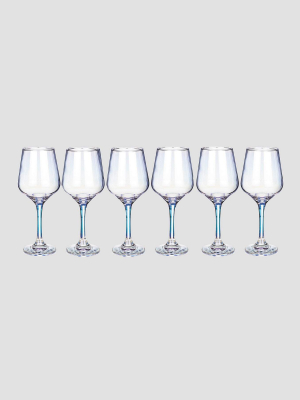 Unicorn Lustre Wines Set Of 6